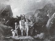 George Caleb Bingham Daniel Boone fuhrt eine Gruppe von Pionieren France oil painting artist